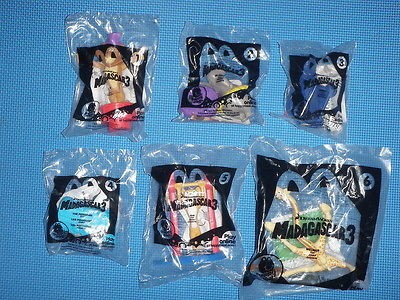 mcdonalds 2012 madagascar 3 6 pc set 