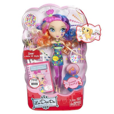 LA DEE DA DOLL/DEE DOTS OF STYLE/ SWEET PARTY/BEST FRIENDS/AGES 5+/DOT 