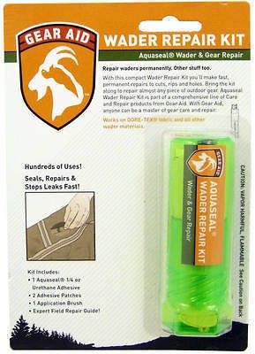 mcnett gear aid aquaseal wader gear repair kit 