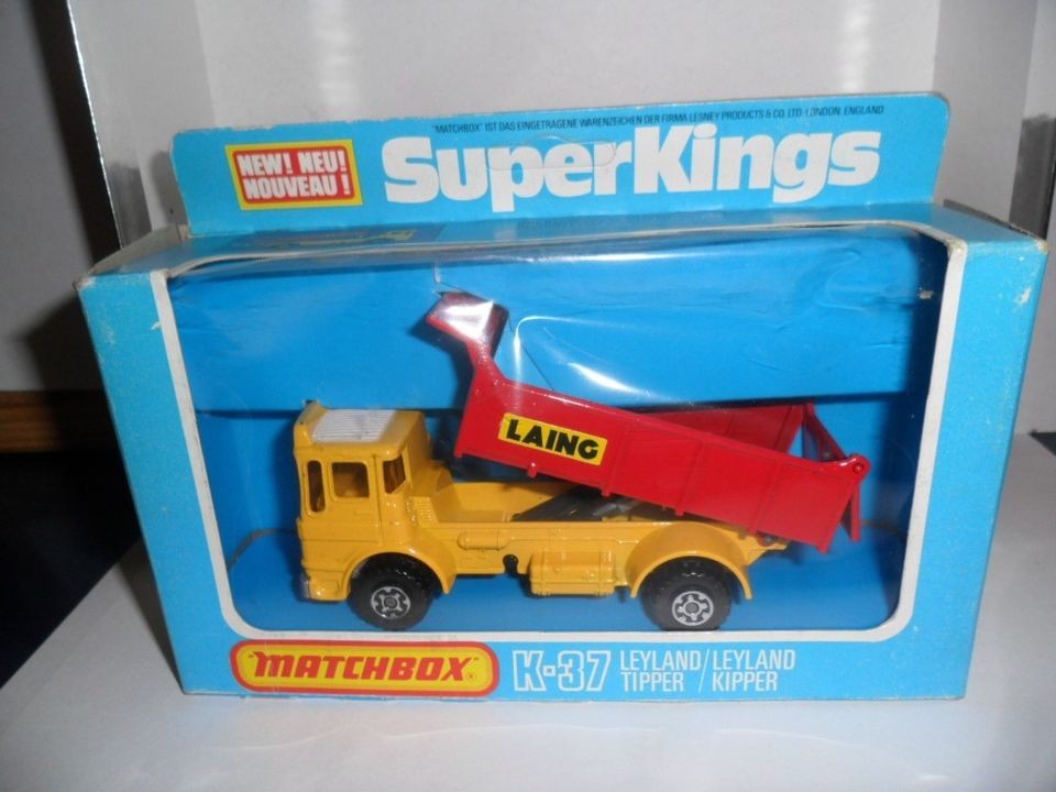 matchbox superkings k 37 leyland tipper boxed location united kingdom