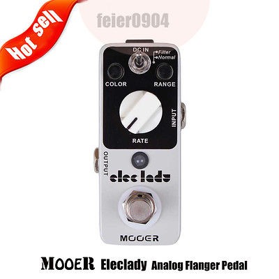 MOOER Eleclady Analog Flanger Pedal Compact Effect Pedal 2 Modes True 