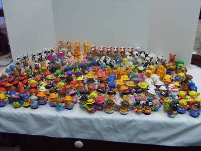 232pc Fisher Price Little People lot Zoo Animal Santa Dog Noah Wizard 