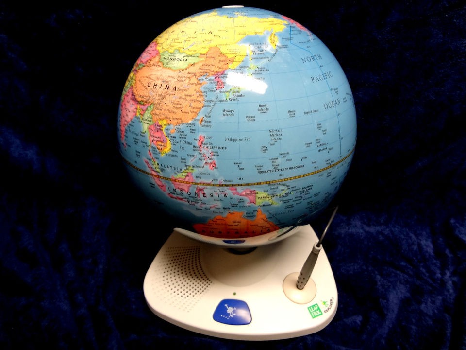 LeapFrog Leapster Explorer Globe Blue 58 000 Educational learning 