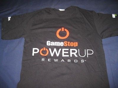   POWER UP REWARDS Employee T Shirt XL BLACK 100% Cotton w/ MW3 logo