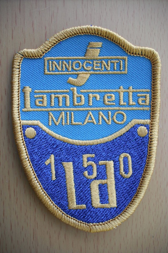 lambretta ld150 innocenti patch scooter mod badge  4 86 buy 