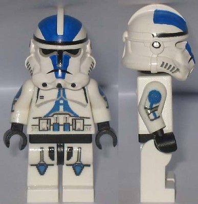 Lego Star Wars CUSTOM Clone Trooper jet commander minifig army 8014 