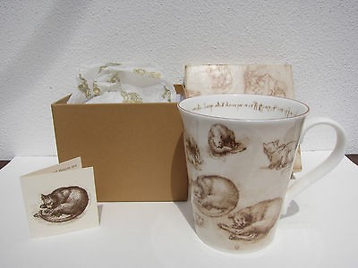 Leonardo Da Vinci Cat Mug from The Royal Collection Brand New with 