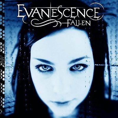 NEW EVANESCENCE FALLEN CD ALBUMS ON BLUE DESIGN BLACK SHIRT S,M,L,XL 