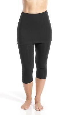 Lysse Leggings Scapri Black Skirt Pant Capri Tummy Control Stretch 