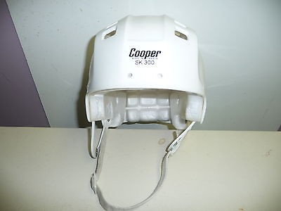 cooper sk300 vintage 1970 s white hockey helmet from canada