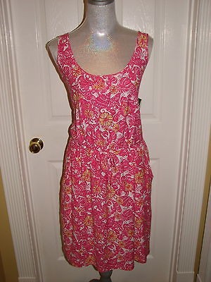 lilly pulitzer kori dress l resort white chum bucket nwt