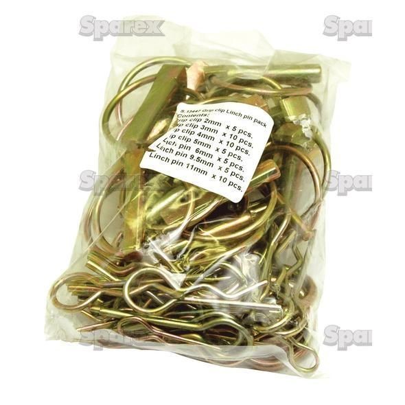 BULK BUY DEALS **** LINCH PINS & GRIP CLIPS PRE PACKED BAG 50X 