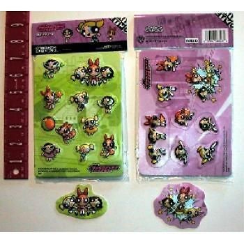 THE POWERPUFF GIRLS   3D ACTION STICKERS   19 DIFFERENT 3D STICKERS