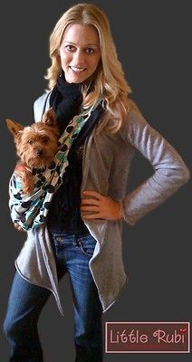 New Little Rubi Pet dog cat sling carrier MANY colors SOLIDS S M L XL