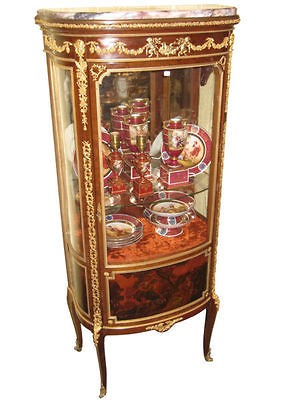 francois linke louis xv style vitrine display cabinet time left