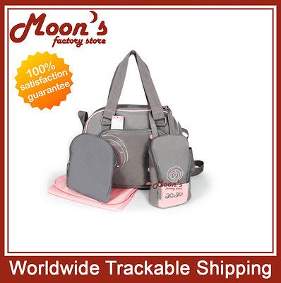 Moons JOJO Diaper Bag Baby Changing bags Nappy Tote 4PCs New 0.0 