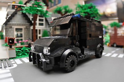 custom lego city police swat 7236 7245 7744 train time