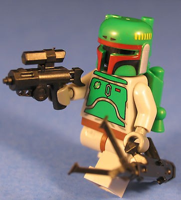 LEGO® STAR WARS minifig 6209 / 6210 BOBA FETT + SNIPER RIFLE BLASTER 