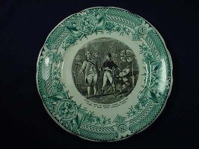 NAPOLEON 7 1/2 PORCELAIN PLATE DIGOIN & SARREGUEMINES FRANCE #1