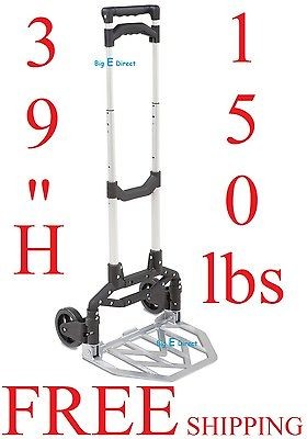   Folding Utility Moving Cart Aluminum Handtruck Convertible Dolly