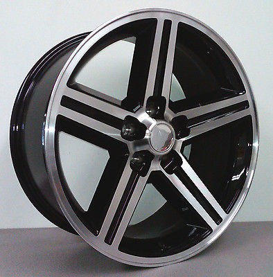 IROC 20 INCH WHEELS RIMS MACHINED W/BLACK 5 LUG CHEVY GM TRUCK IMPALA 