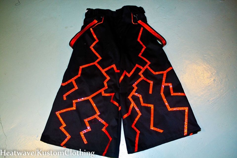 rave phatpants reflective suspenders reflector heatwave