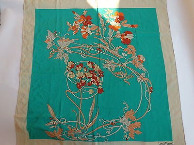 scarf louis feraud made in italy silk