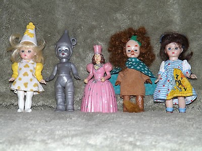 MADAME ALEXANDER DOLL LOT THE WIZARD OF OZ DOLLS MCDONALDS DOLLS 5 