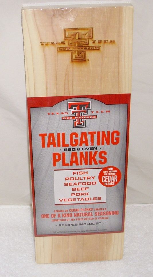 texas tech tailgating bbq oven planks cedar seasoned time left