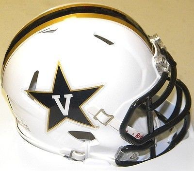 Vanderbilt Commodores WHITE Riddell NCAA Revolution Speed Mini 