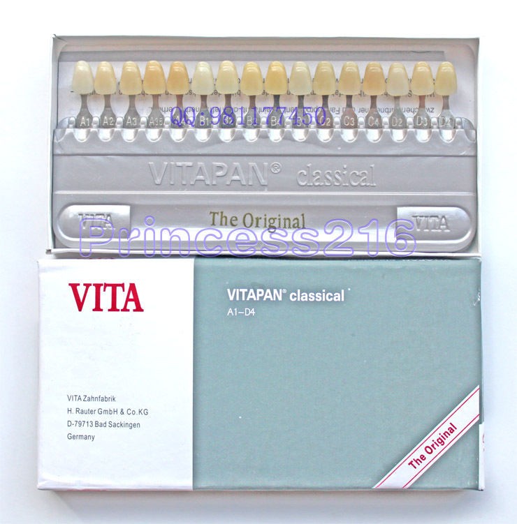 VITA porcelain teeth denture oral dental 16 color shade guide