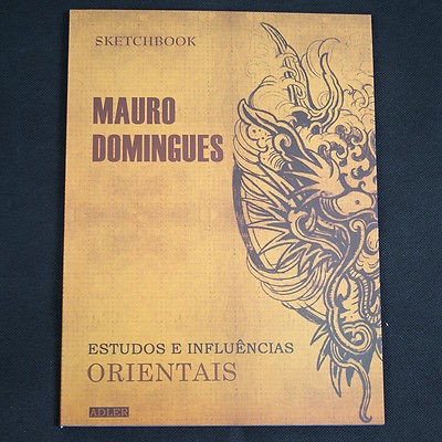 Sketchbook Mauro Dominguez Estudos e Influências Orientais TATTOO 