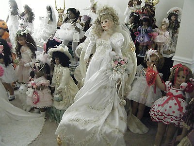 33 DONNA RUBERT VICTORIAN *BRIDE SHAY* EXQUISITE WEDDING PORCELAIN 