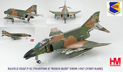 HOBBYMASTER 172 SCALE USAF F 4C PHANTOM II HA1912 ROBIN OLDS UBON 