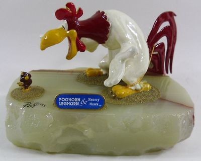 Ron Lee 1991 Sculpture Foghorn Leghorn & Henery Hawk 1050/2750