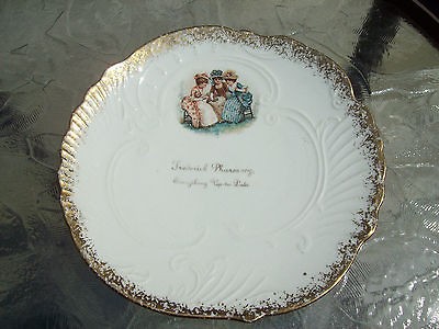 Frederick Pharmacy Advertising Plate   Victorian Ladies   Huntington 