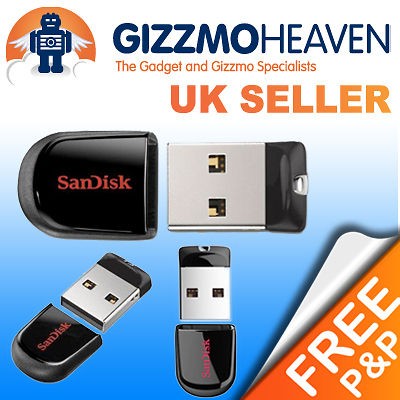 sandisk 16gb cruzer fit usb memory stick drive pen uk