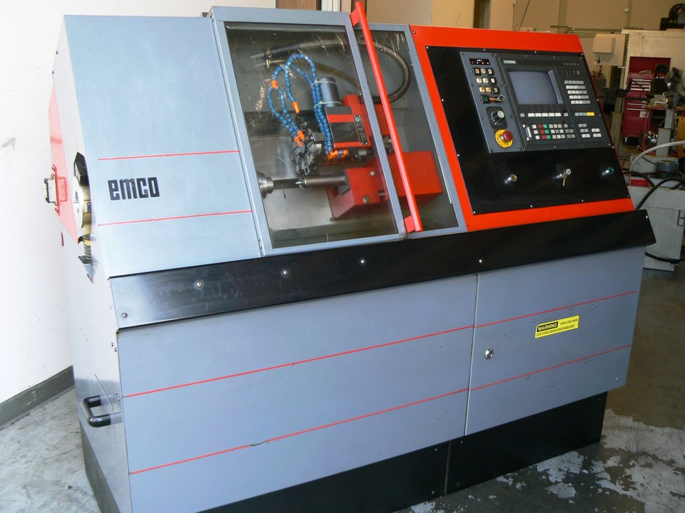 EMCO MAIER EMCOTURN 320 CNC Slant Bed Lathe Turning Center Beautiful