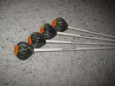 adam argullin mallets 2 pair custom marimba medium camo time