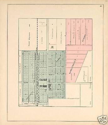 1908 PIERCE COUNTY plat map WISCONSIN GENEALOGY history Atlas LAND 