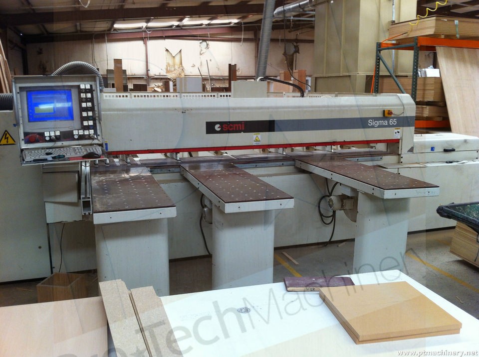 SCMI Sigma 65 front loading horizontal automatic Panel beam Saw 