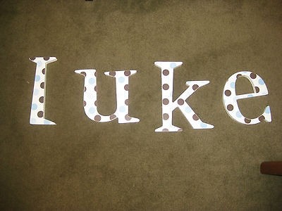 luke wooden wall letters  10 00 0