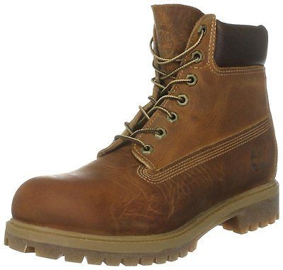 Timberland Mens 6 Anniversary Edition Burnt Orange Waterproof Boot