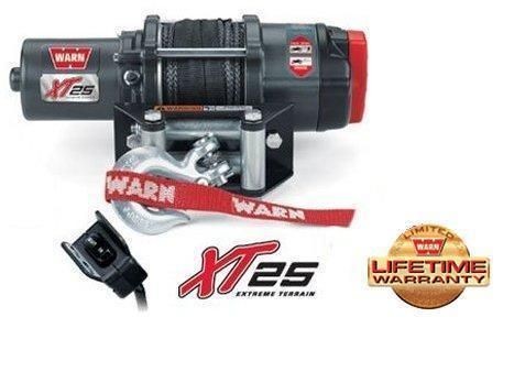 warn xt25 2500 lb extreme terrain atv winch 75500 new