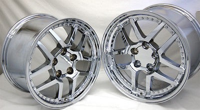 Chrome Corvette Motorsport Z06 Wheels 17x9.5 & 18x10.5 ZO6 Camaro 18 