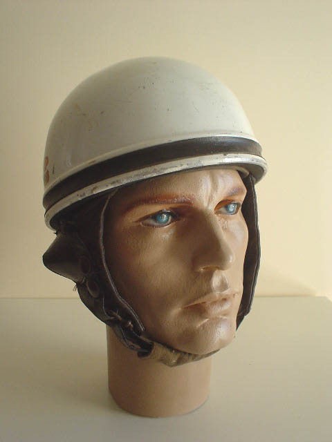 HELMET Alluminium motorcycle Vintage pilot Racing 50s OLD Bike run 