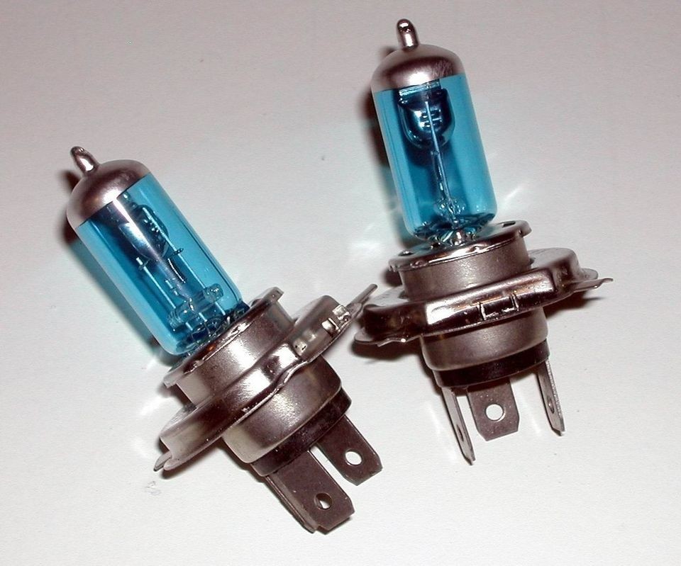   (ALL) 04 05 06 2004 2006 H4 Xenon HID Hyper Blu/Wht Headlight Bulb