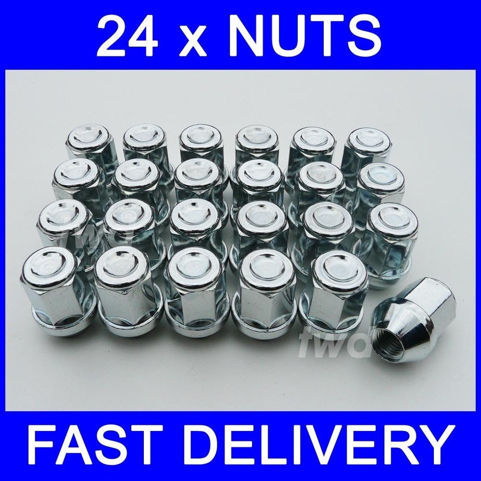 24 x ALLOY WHEEL NUTS FOR ISUZU TROOPER & WIZARD LUG M12x1.5 [P5]