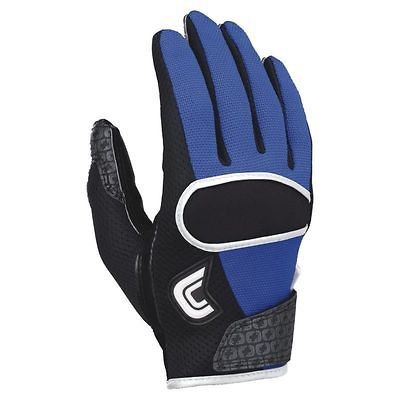 CUTTERS 017 ORIGINAL RECIEVER GLOVES C TACK  ROYAL / BLACK   YOUTH 