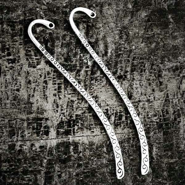 10Pcs Tibetan Silver fashion Bookmark With Loop TS0406